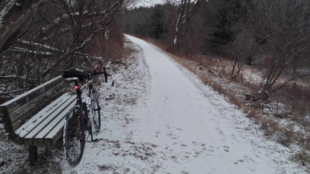 Cycling in the Snow