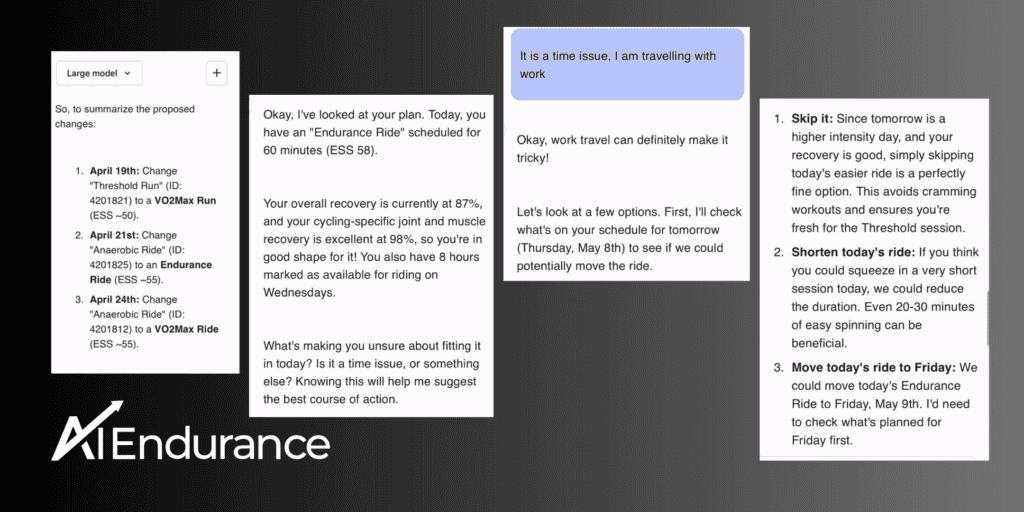 Integrated chat: taking AI coaching to another level