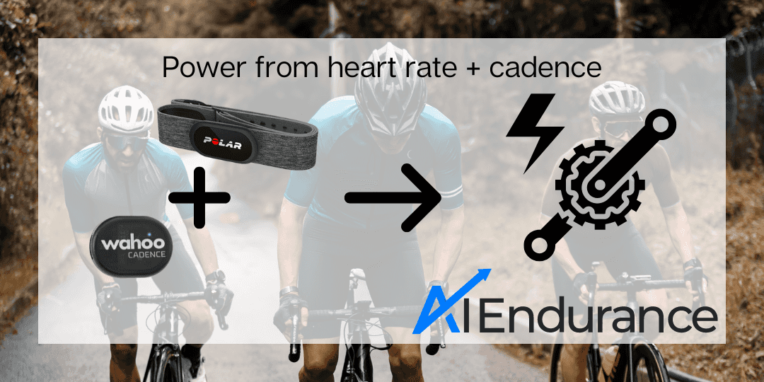 Calculate cycling power without a power meter