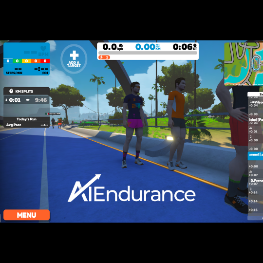 How to use Zwift running workouts to increase your pace
